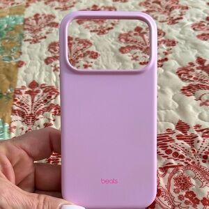 Beats Light Pink Phone Case for iPhone 17 pro